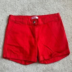 Vibrant Red Women Shorts